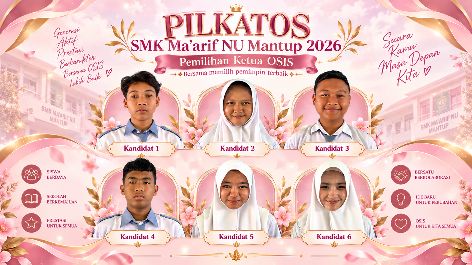 Gambar Berita: SMK Ma'arif NU Mantup Gelar Pemilihan Ketua OSIS E-Vote, Andy Setyo Pambudi Terpilih